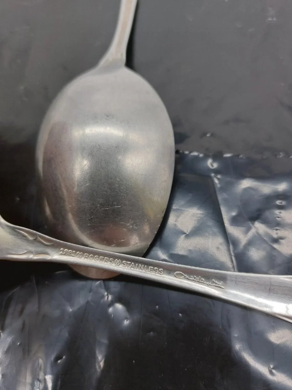 1881 Rogers Oneida 2 Spoons True Rose Arbor